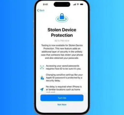 辛集苹果授权维修店分享被盗设备保护功能开启方法 