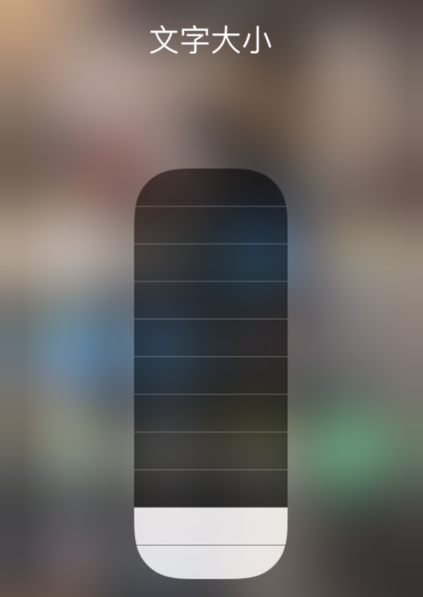 辛集苹果手机维修分享小技巧：在 iPhone 控制中心快速调节字体大小 