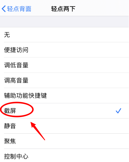 辛集苹果手机维修分享iPhone12如何启用双击截屏 